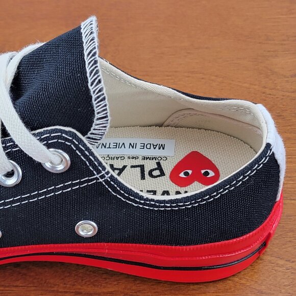 Converse X Comme des Garçons Play Chuck 70 Ox Canvas A01795C Men's Multi Sizes - Picture 10 of 12